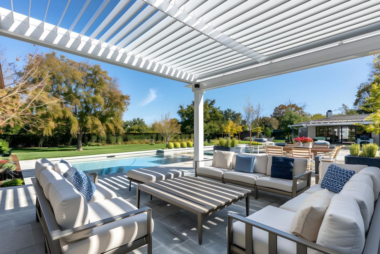 pergola bioclimatique sur mesure rouen