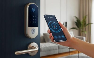 Serrure électronique pour porte d’entrée aluminium